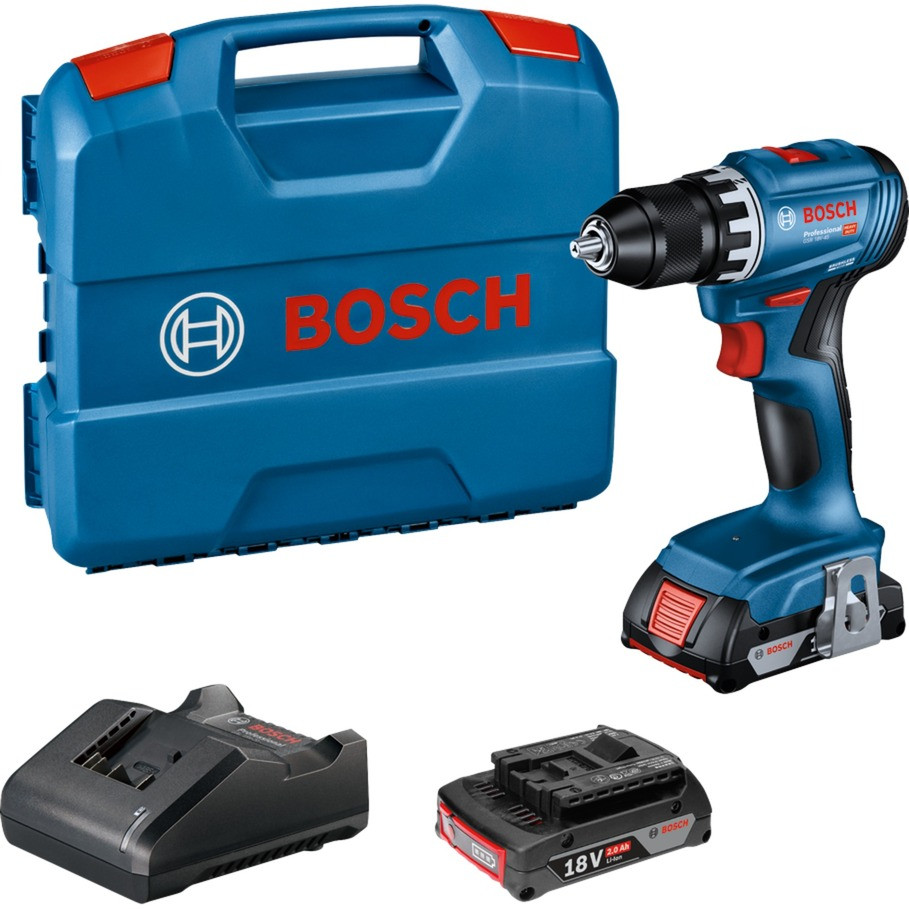 Akumulatora urbjmašīna GSR 18V-45 18V (2x2.0Ah) 06019K3202 BOSCH (06019K3202)