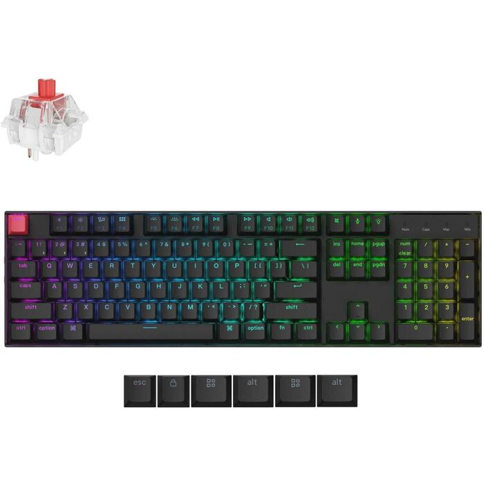 Keychron K10 QMK V2 bezvadu mehāniskā