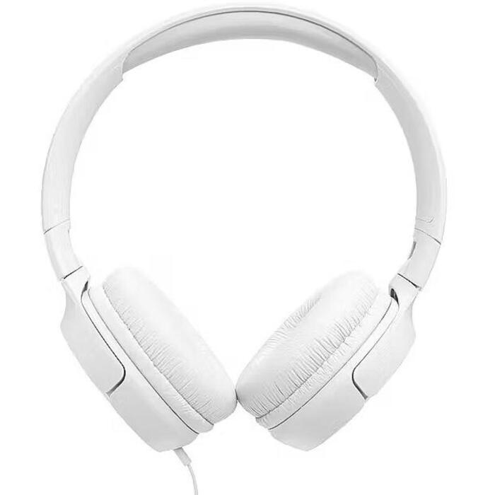 JBL Tune on-ear austiņas ar USB, baltas (JBLT520CWHT)