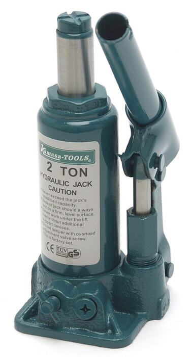 Domkrats 2T vertikālais, K4860, KAMASA TOOLS, augstums 158-308 mm, pacelšanas jauda 2 tonnas (K4860)