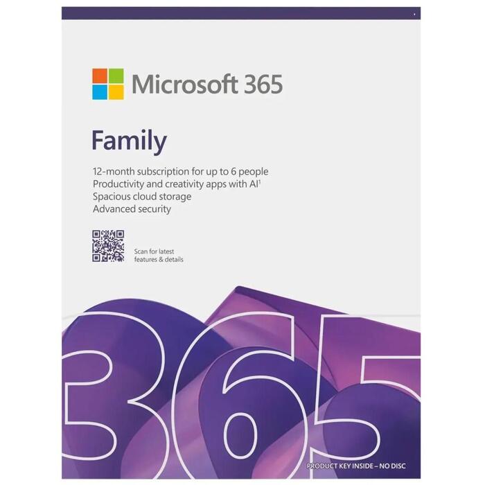 Microsoft M365 Family EP2-32335, 1 gads