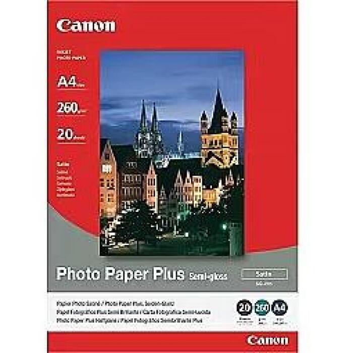 Canon fotopapīrs SG-201 A4 1686B021, 260 g/m², 20 lapas, pusspīdīgs, augstas kvalitātes fotoattēli (1686B021)