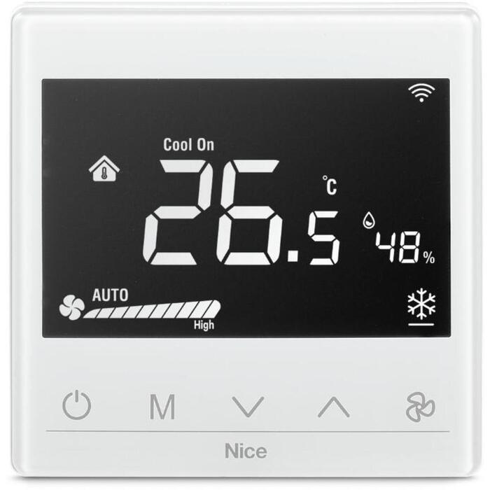 Fibaro termostats FAN4-CONTROL, balts, Z-Wave, viedtālruņa