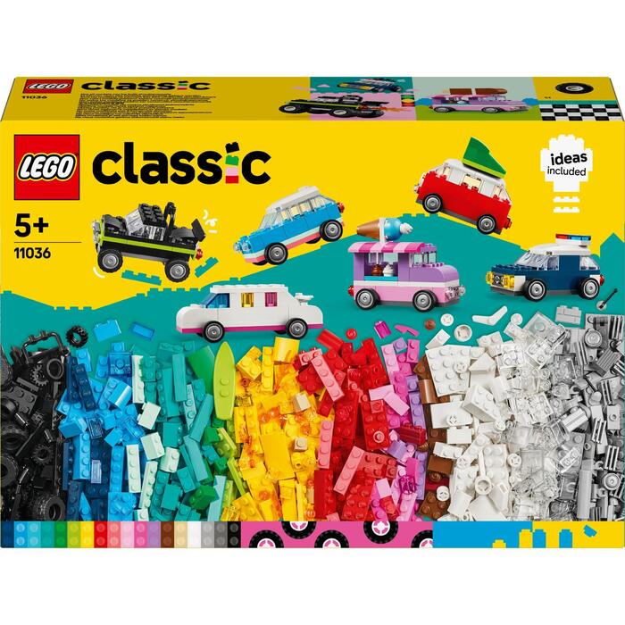 Lego Klasiskie transportlīdzekļi 11036, 900 gab