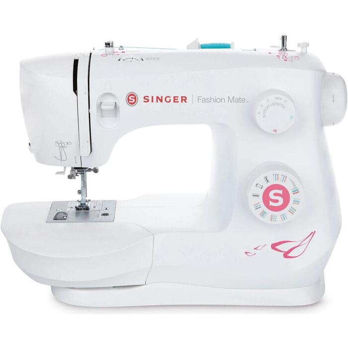 Singer Šujmašīna 3333 Fashion Mate™, 23 šuves, 1 pogcaurums, balta, automātiska, LED gaisma (3333)