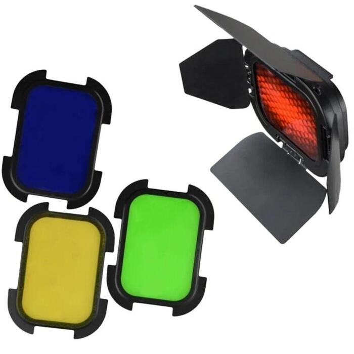 GODOX BD-07 zibspuldzes galva, 4 lapu