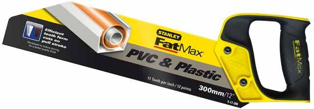 Rokas zāģis plastmasai 300mm FatMax, 2-17-206, STANLEY (2-17-206)