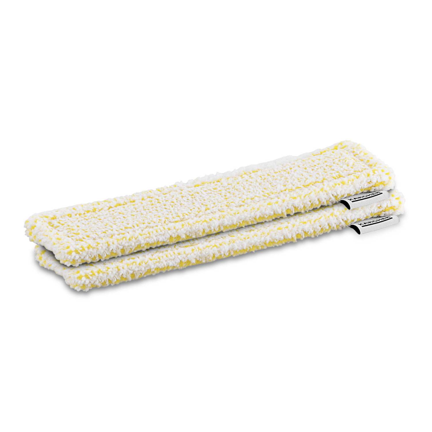 Karcher Салфетка из микрофибры для помещений 2.633-130.0, 2 шт., 70x275x30мм, 85% полиэстер, 15% полиамид, крепление липучка (2.633-130.0)