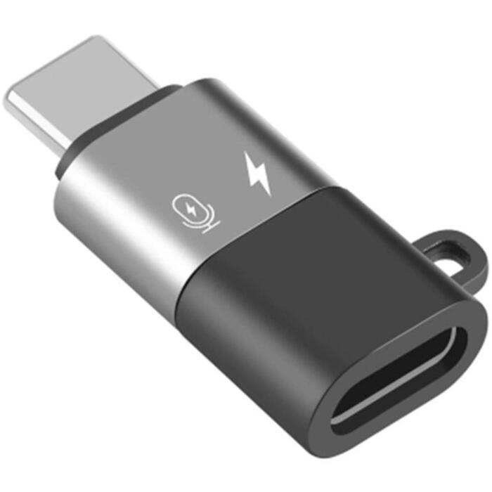 Puluz PU657B 8-Pin–USB-C OTG adapteris, melns