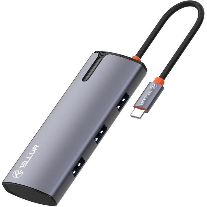 Tellur USB centrmezgls TLL321061, 5V/3A, 15V/3A