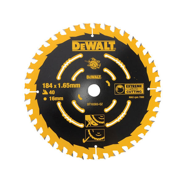 Zāģripa EXTREME 184mmx40zx16mm DT10303-QZ DEWALT (DT10303-QZ)