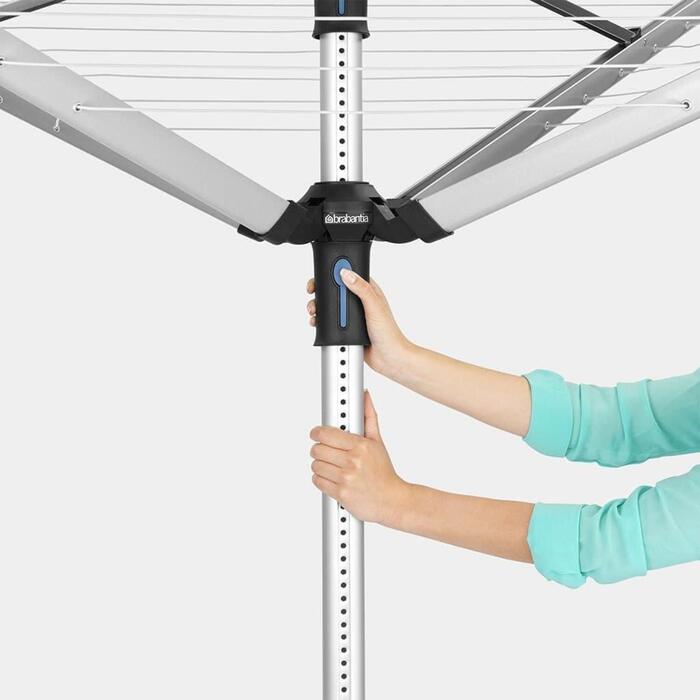 Brabantia 100246 rotējošs veļas žāvētājs, 50m