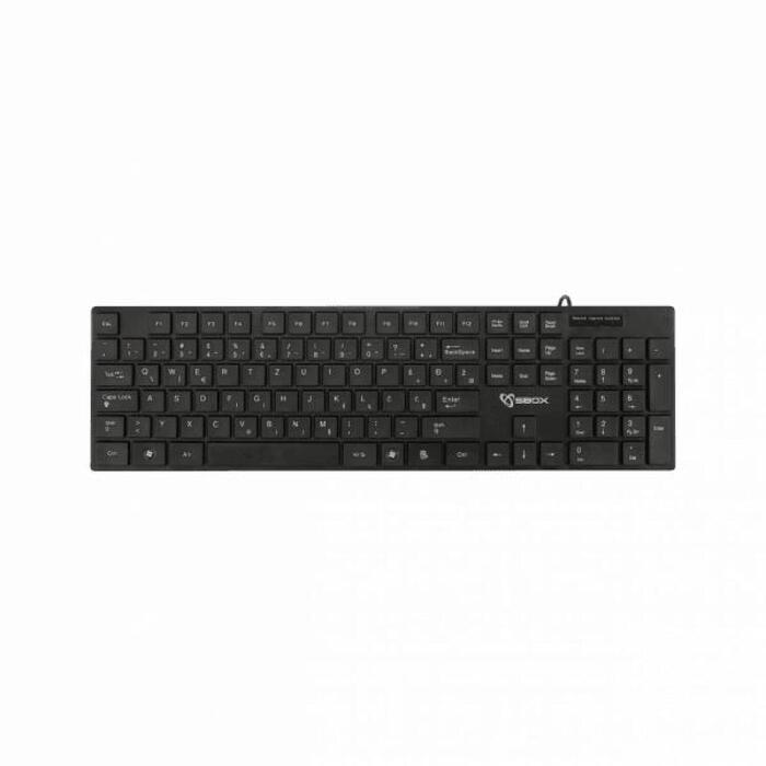 Sbox Klaviatūra K-18US, 105 taustiņi, pilns