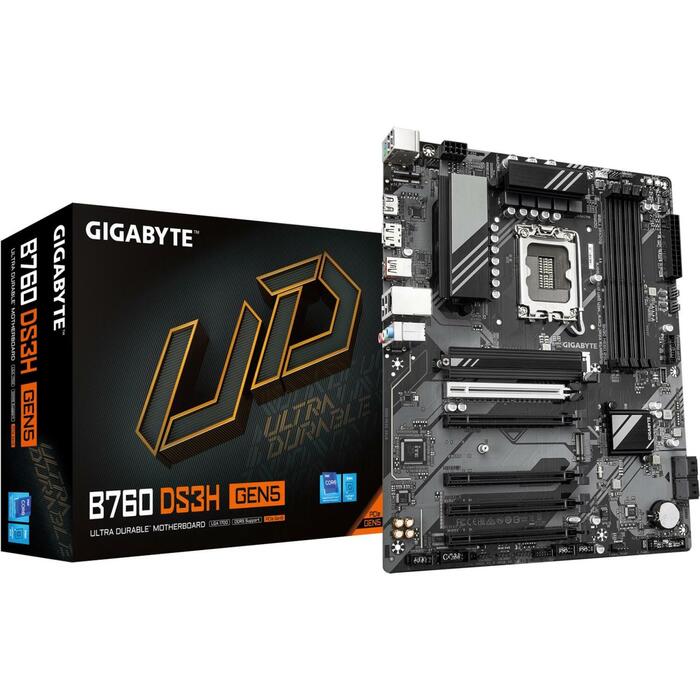 Gigabyte Mātesplate B760 DS3H GEN5, LGA