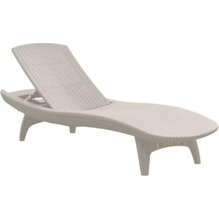 Keter Pacific sauļošanās krēsls 29195066450, balts