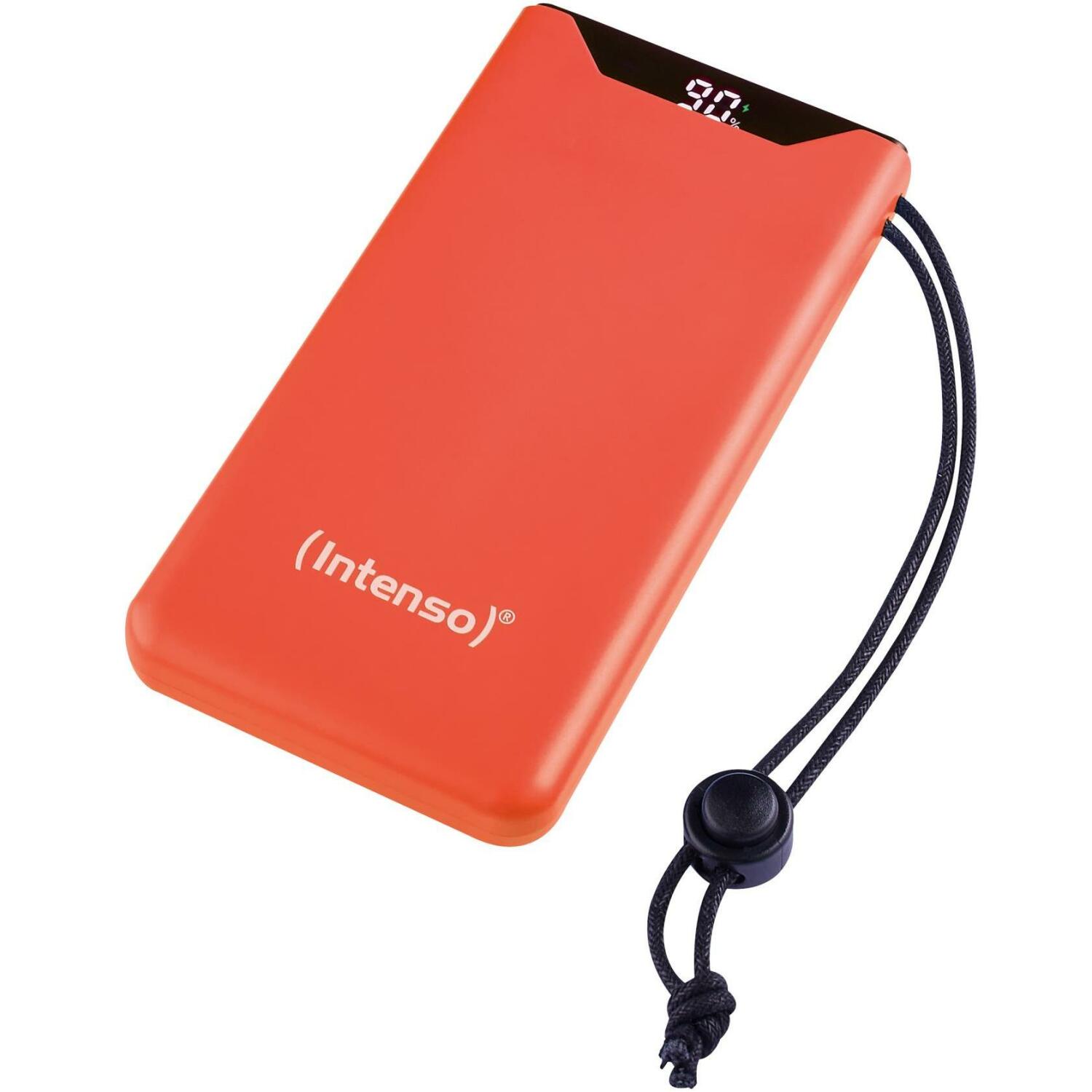 Intenso Power Bank F10000 7332038, 10000 мАч, 20 Вт, Li-Полимер, USB-C, быстрая зарядка, ESD защита (7332038)