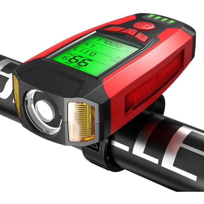 Superfire BM01 4-in-1 velosipēdu lampa, 300lm