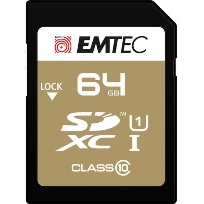 Emtec Atmiņas karte ECMSD64GXC10GP, 64GB, 90MB/s