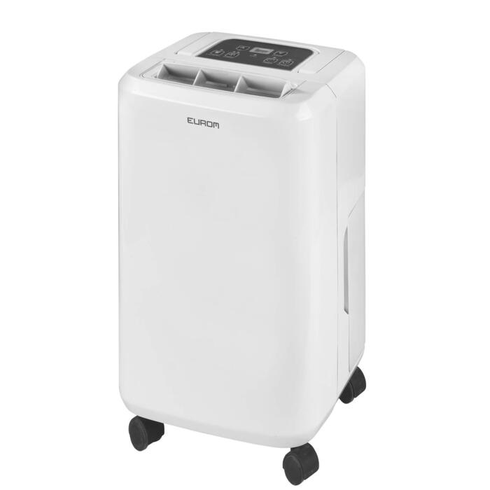 Eurom DryBest 20 осушитель воздуха для помещений 20L/24h бак 5L гигростат для удаления влаги до 30m2 (370980)