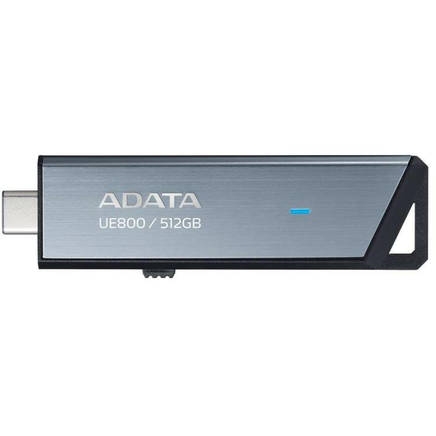 Adata USB флеш-накопитель AELI-UE800-512G-CSG 512GB, USB Type-C, 3.2 Gen 2, скорость чтения 1000MB/s, скорость записи 1000MB/s (AELI-UE800-512G-CSG)