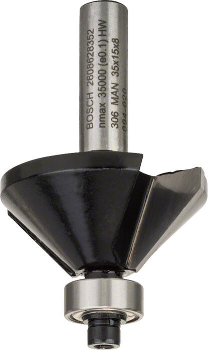 Nošķelšanas frēze HM 45o, l=15 mm