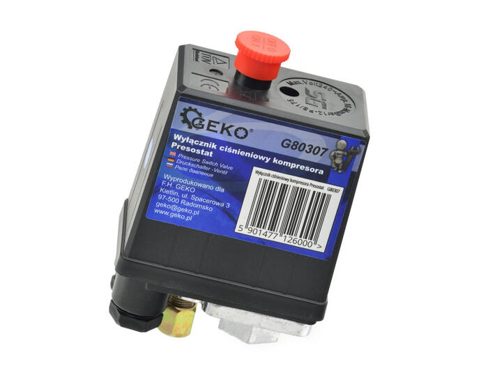 Geko Slēdzis kompresoriem G80307, 240 V
