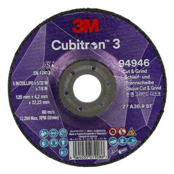 Griezējdisks un slīpdisks Cubitron 3 T27