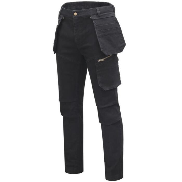 Hogert HT5K935-4XL džinsa bikses, melnas, 4XL