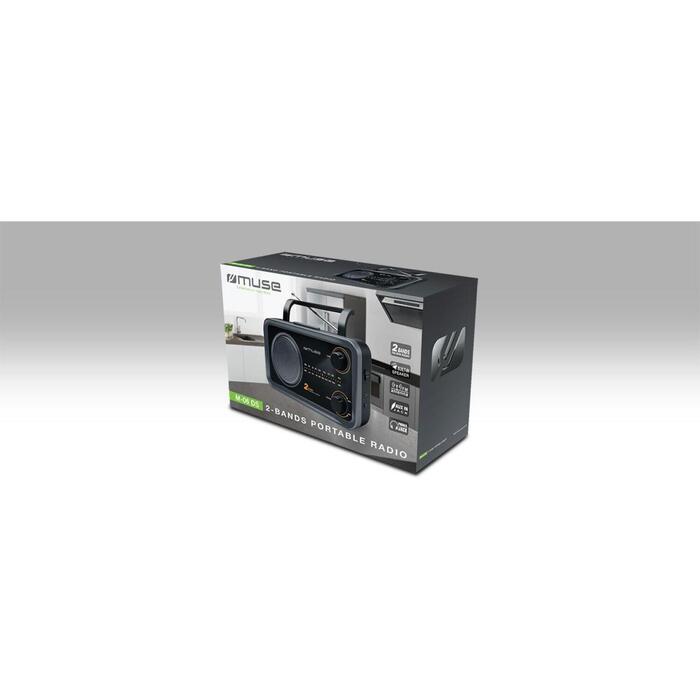 Muse portatīvais radio M-06DS, 2 joslas
