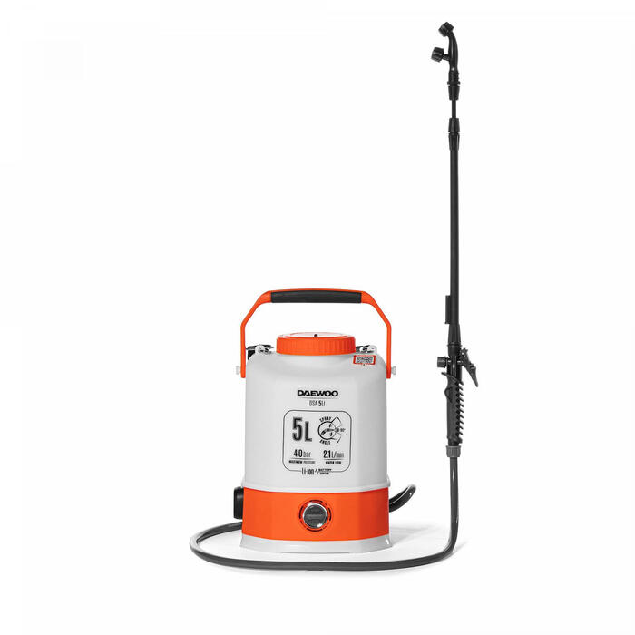 Akumulatora smidzinātājs SET DSA 5Li DAEWOO, 16V, 2,5Ah, 5l, 2,1l/min (DSA 5Li)