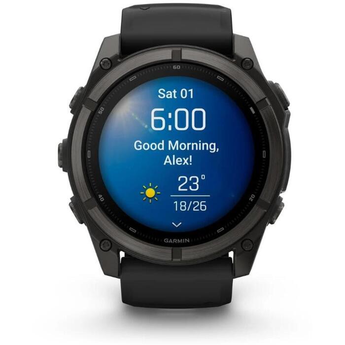 Garmin умные часы Fenix 9 010-04763-11, 51мм, AMOLED, 1,4", 454x454px, 64GB, 10ATM, титан, сапфир, GPS, Bluetooth, Wi-Fi (010-04763-11)