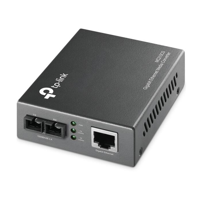 Gigabita vienmodes mediju pārveidotājs, TP-Link, MC210CS
