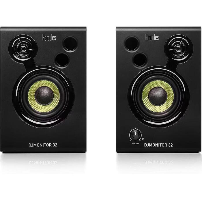 Hercules DJMonitor 32 4780885, 60-20000 Гц, 15 Вт, 60 Вт, 7,62 см, черный, MDF, 2 динамика (4780885)