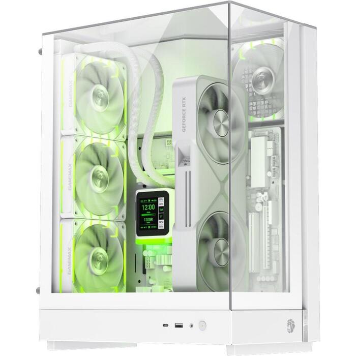 Gamemax Kaste T20 WH, 1or2 x