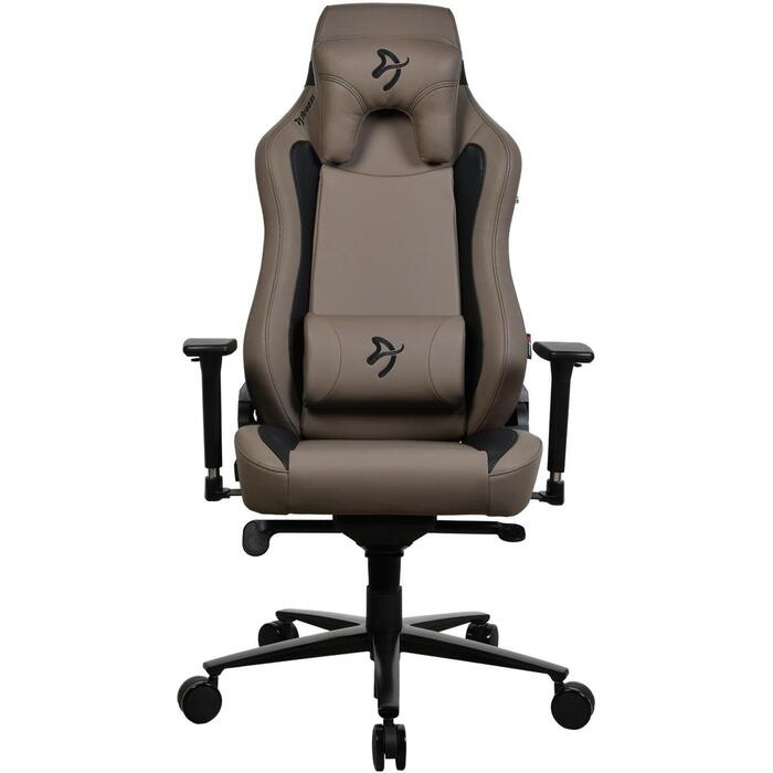 Arozzi Vernazza SoftPU VERNAZZA-SPU-BWN, 72cm, 47-57cm, 5, ergonomisks, 3D regulējami roku balsti, galvas atbalsts (VERNAZZA-SPU-BWN)