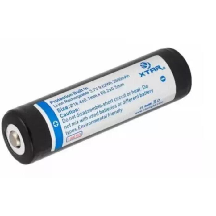 Xtar akumulators 18650-2600, 2600 mAh, 3