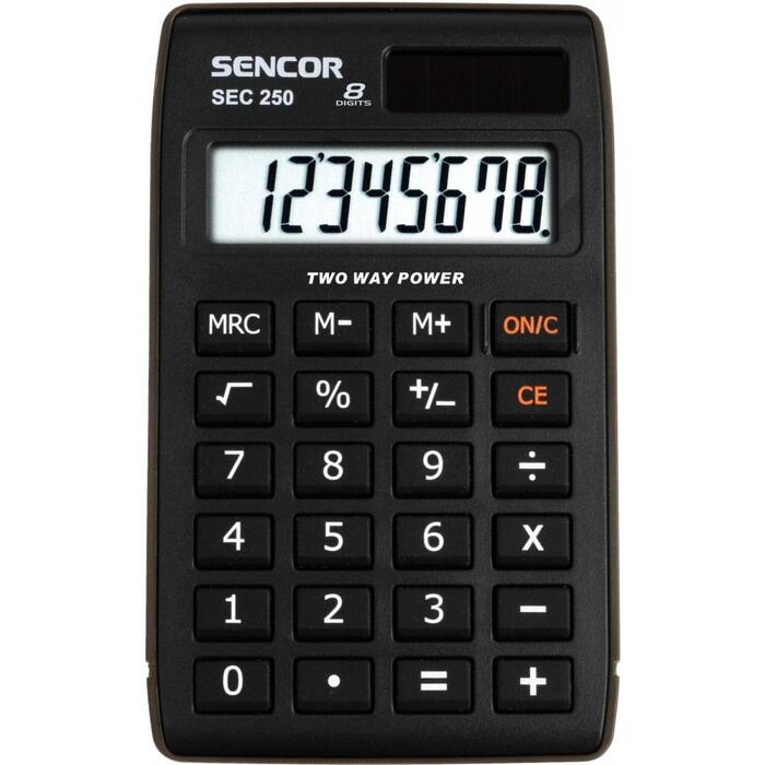 SENCOR SEC 250 kabatas kalkulators, 8