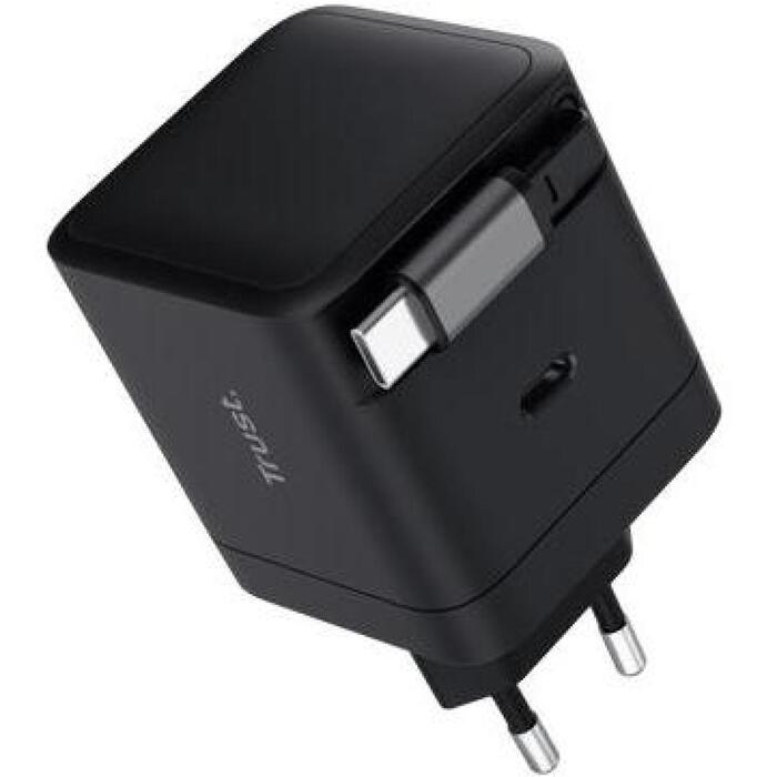 Trust sienas lādētājs Maxo 65W Retractable