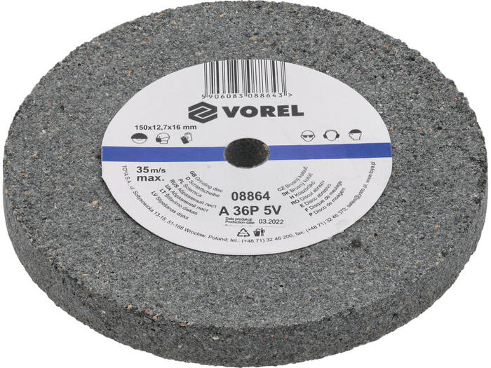 Griešanas disks 150mm, VOREL, 08864, gruboziarnisty