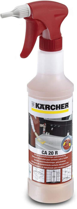 Karcher Sanitārās tīrīšanas līdzeklis CA 20 R eco!perform 6.295-685.0, 0,5l, pH 2,1, 12 gab, citrona smarža (6.295-685.0)