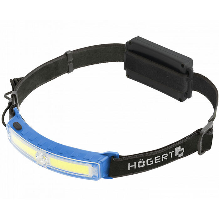 Hogert lukturis HT1E428, 380lm, 1200mAh, 3.7V, USB-C, 6 apgaismojuma režīmi, kustību sensors, COB un XPG LED (HT1E428)