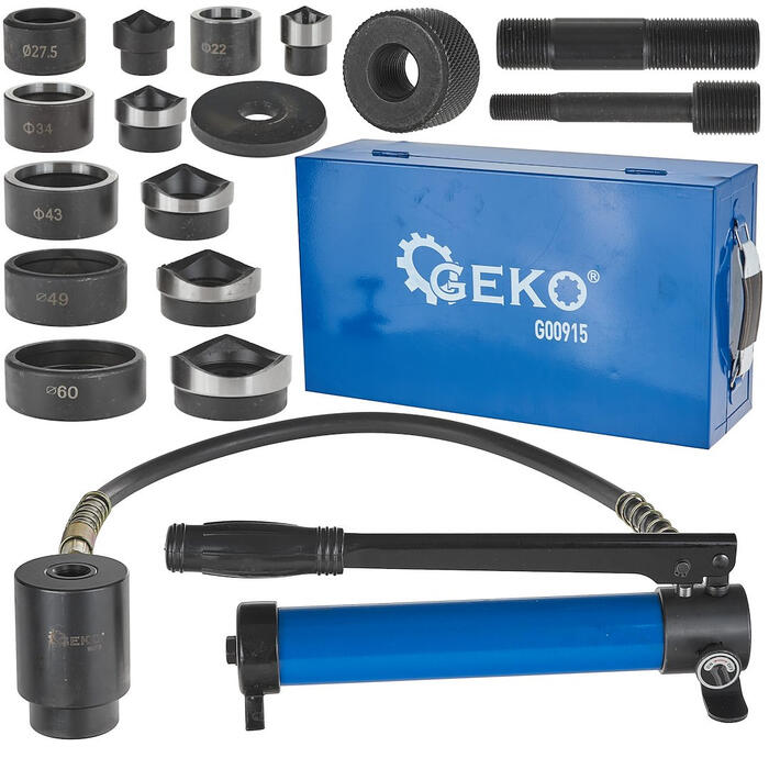 Hidrauliska caurumu izgatavošanas iekārta 22-60mm, GEKO