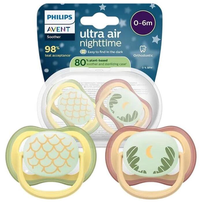 Philips Avent māneklītis Ultra Air Night, NEUTRAL 0-6M, (2gab) (SCF376/27)