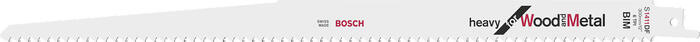 2 zobenzāģa asmeņi S 1411 DF, Zobenzāģiem ZOBENZĀĢA ASMENS S 1411 DF HEAVY FOR WOOD AND METAL, 2608654834, BOSCH (2608654834)
