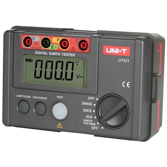 Uni-T UT521 zemējuma testers, 020Ω, 0200Ω