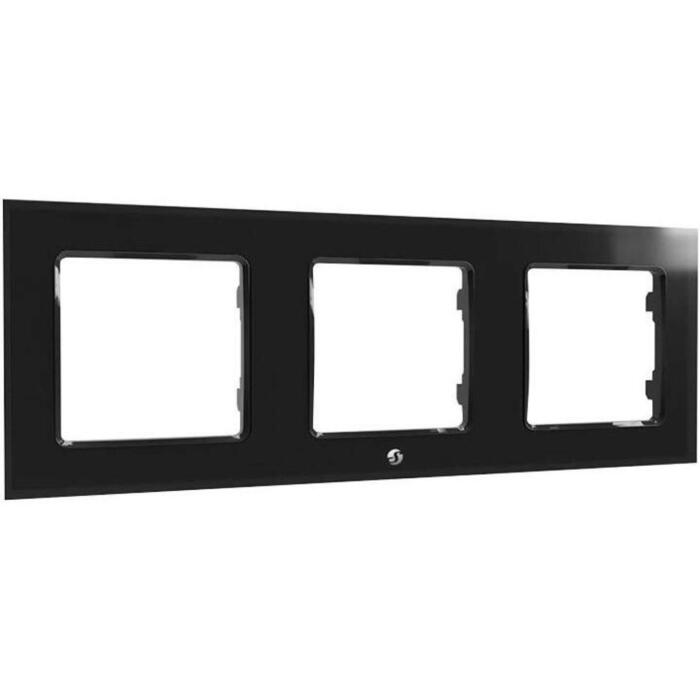 Shelly viedais gaismas slēdzis Frame3Black, melns