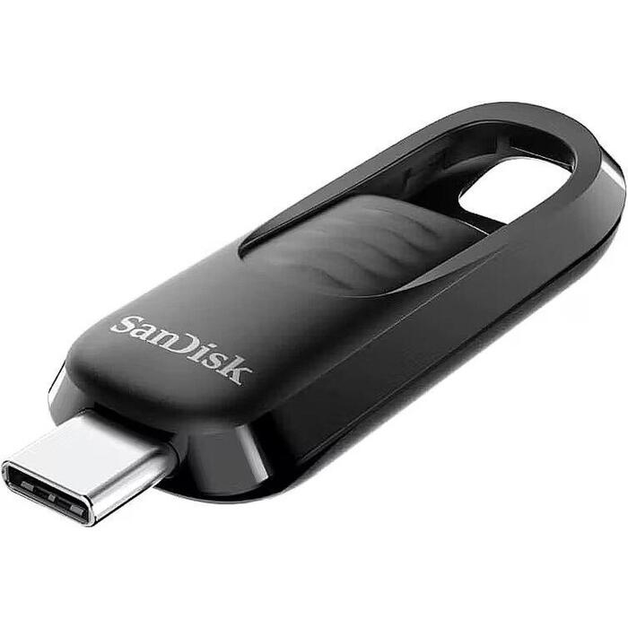 Sandisk USB флеш-накопитель SDCZ480-064G-G46, 64GB, USB 3.2 Gen 1, USB Type-C, 300MB/s, выдвижной, черный (SDCZ480-064G-G46)