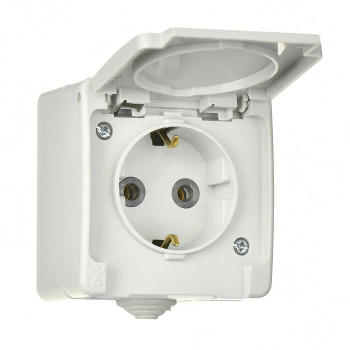 Kontaktligzda IP54 v/a, 1v.,ar saz. 01071300-100117, GÜNSAN (01071300-100117)