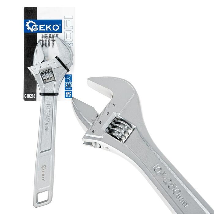Geko Regulējamais uzgriežņu atslēga G10218, 250