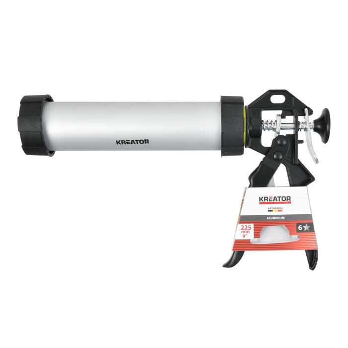 Caulking gun KREATOR KRTH40004 225mm alumīnijs